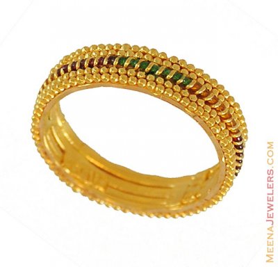 22Kt Gold Indian Band ( Ladies Gold Ring )