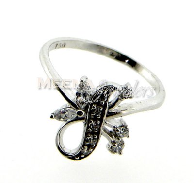 18 Kt White Gold Ladies Rings ( Ladies White Gold Rings )