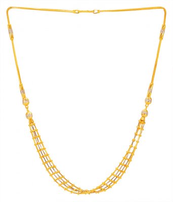 22KT Gold Layered Chain ( 22Kt Gold Fancy Chains )