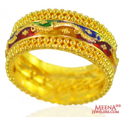 22kt Gold Fancy Ladies Ring ( Ladies Gold Ring )