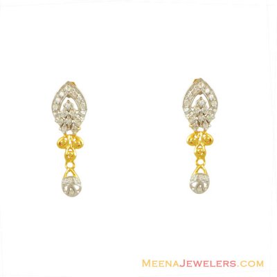 22 Kt Signity Fancy Earrings ( Signity Earrings )