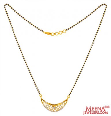 22K Gold Fancy Mangalsutra Chain ( MangalSutras )