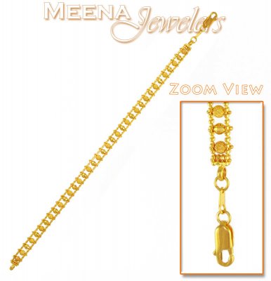 22Kt Gold Ladies Bracelet ( Ladies Bracelets )