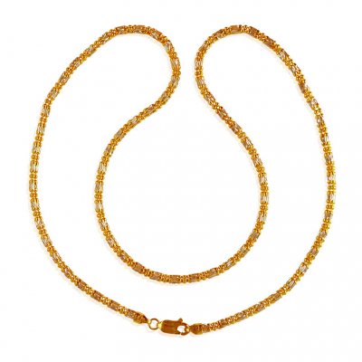 22K Fancy Gold Chain  ( 22Kt Gold Fancy Chains )