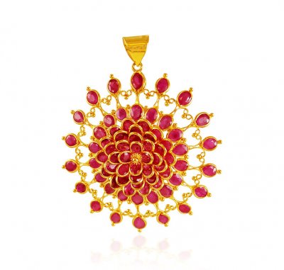 22 Karat Gold Designer Pendant ( Fancy Pendants )