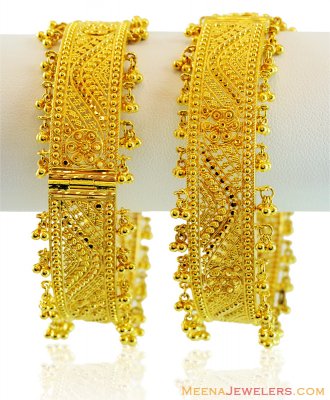 22k Thick Kada in Net pattern ( Kadas )