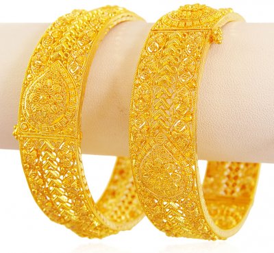 Designer 22k Wide Kada Set ( Kadas )