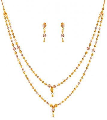 22K Layered Necklace Set ( Light Sets )