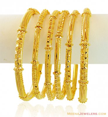 22k Exclusive Gold Bangles ( Set of Bangles )