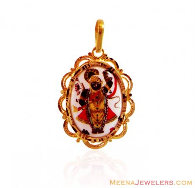 22k Lord Srinathji Pendant ( Ganesh, Laxmi and other God Pendants )