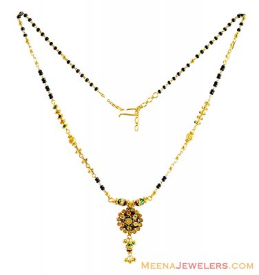 Meenakari Mangalsutra 22K Gold ( MangalSutras )