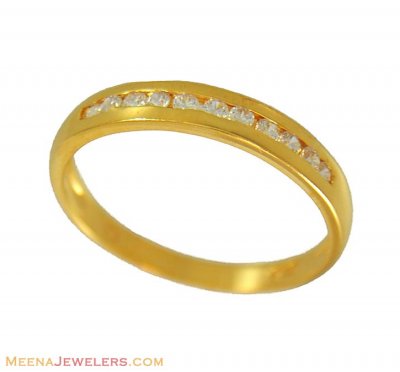 22K Gold Signity Ring ( Ladies Signity Rings )