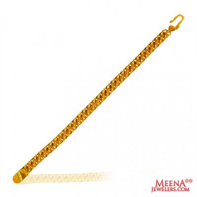 22Kt Gold Men Bracelet ( Men`s Bracelets )