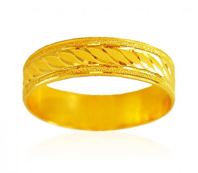 22Kt Gold Plain Band ( Wedding Bands )