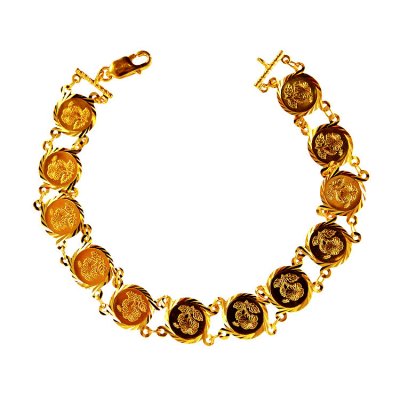 22Kt Gold Coins Bracelet ( Ladies Bracelets )