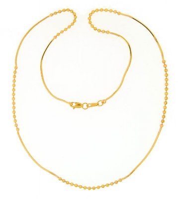 22Kt Gold Fancy Chain ( 22Kt Gold Fancy Chains )