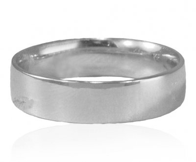 18Kt White Gold Wedding Band ( Wedding Bands )