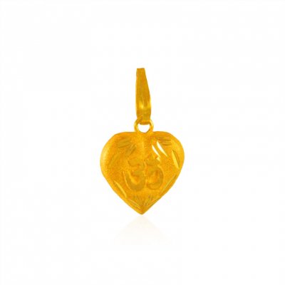 Holy OM Pendant (22 Karat) ( Om Pendants )