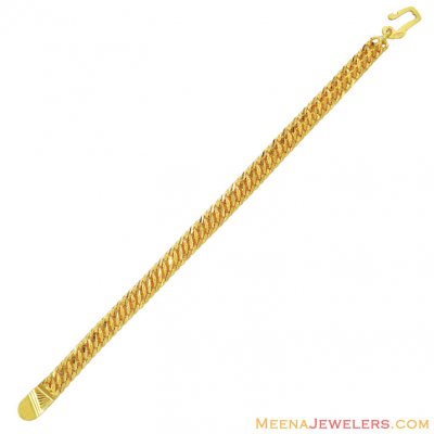 22k Fancy Mens Gold Bracelet ( Men`s Bracelets )