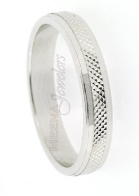 18Kt White Gold Wedding Band ( Wedding Bands )