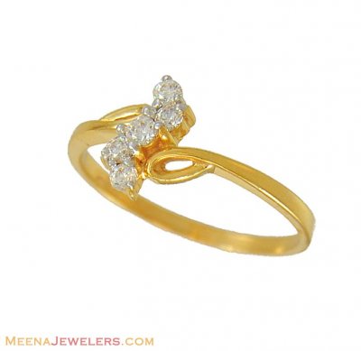 Fancy Ring (22K Gold) ( Ladies Signity Rings )