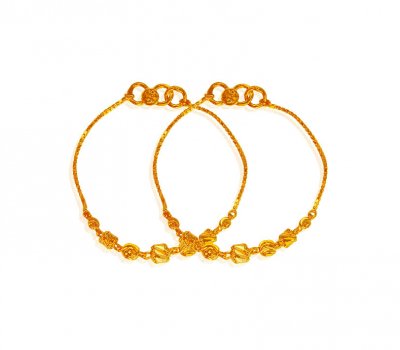 Gold Beads Baby Bracelet ( 22Kt Baby Bracelets )