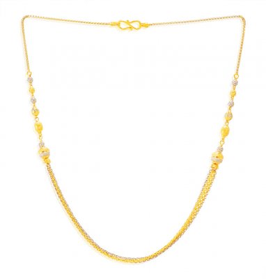 22kt Gold Designer Chain ( 22Kt Gold Fancy Chains )