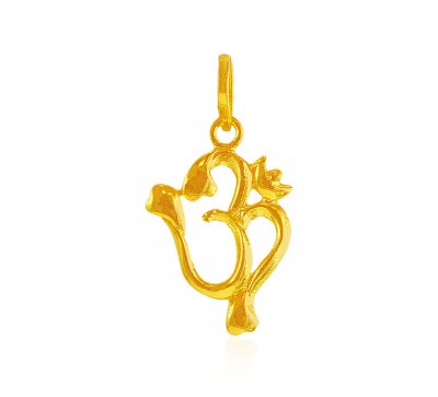 22 Karat Gold OM Pendant ( Om Pendants )