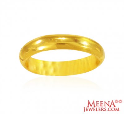 22 Kt Gold Plain Band  ( Wedding Bands )