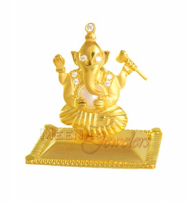 22K Gold Ganesh Murti ( Ganesh, Laxmi, Krishna and other Gods )