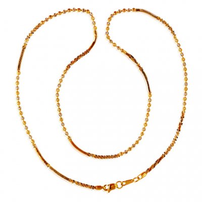 22KT Gold Balls Chain ( 22Kt Gold Fancy Chains )