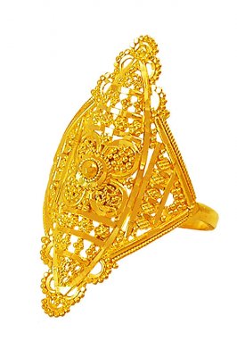 Filigree 22K Gold Ladies Ring  ( Ladies Gold Ring )