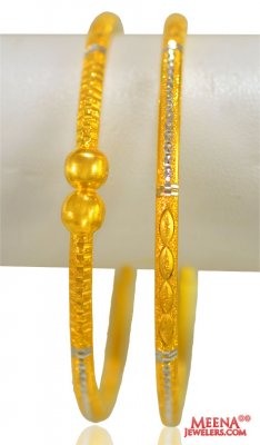 22kt Gold Kada (2PCS) ( Gold Bangles )