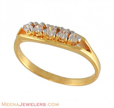 22Kt Gold Ladies Ring ( Ladies Signity Rings )