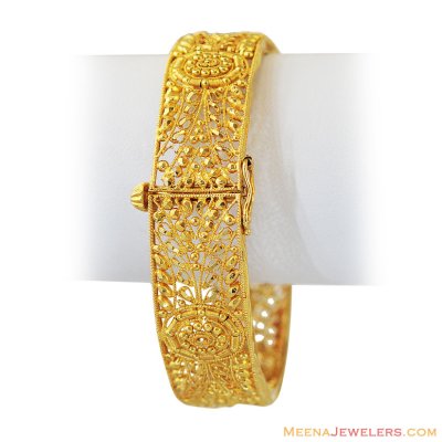 22K Gold Filigree Kada ( Kadas )