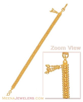 22Kt Gold Ladies Bracelet ( Ladies Bracelets )