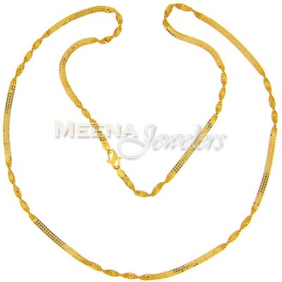 22 Kt Gold Chain ( Plain Gold Chains )