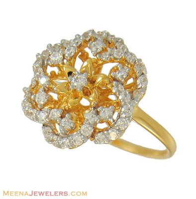 22K Gold Fancy Ring ( Ladies Signity Rings )