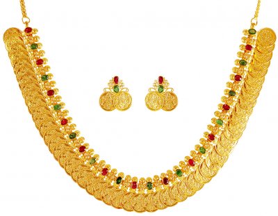 22 Karat Gold Kasulaperu Set ( 22 Kt Gold Sets )