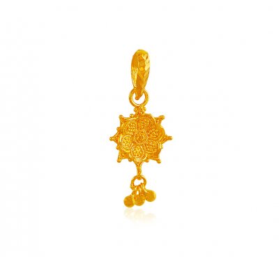 Filigree 22K Gold Pendant ( Fancy Pendants )