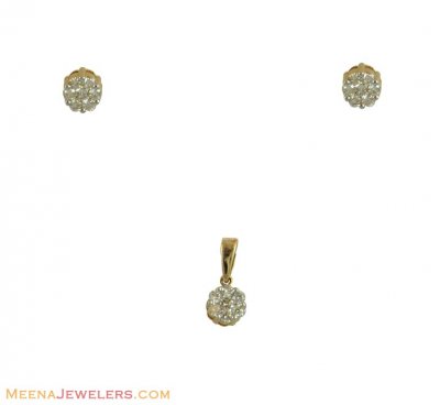 14k Diamond Pendant Set ( Diamond Pendant Sets )