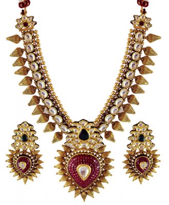 22K Gold Antique Set ( Bridal Necklace Sets )