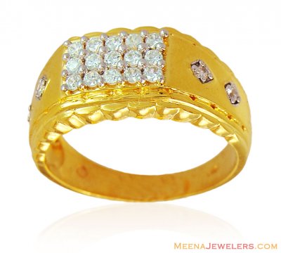 22K Gold Mens Ring ( Mens Signity Rings )