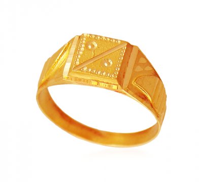 22k Mens Ring ( Mens Gold Ring )