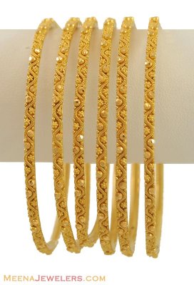 22K Gold Bangles (2 Pcs only) ( Set of Bangles )