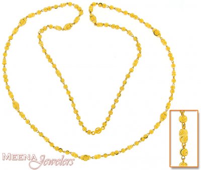 22K Gold Long Chain ( 27 Inch) ( 22Kt Long Chains (Ladies) )