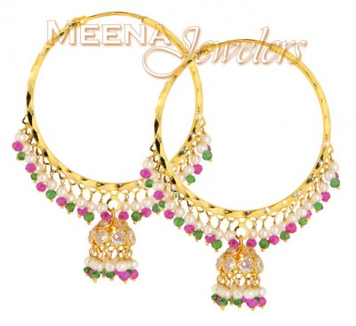 22Kt Gold Exquisite Earrings ( Exquisite Earrings )