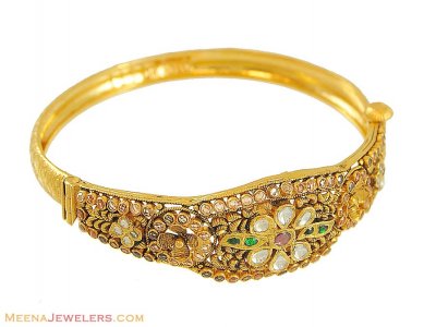 22k Gold Antique Bangle(Kada) ( Antique Bangles )