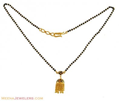 Gold Meenakari Mangalsutra(15 Inches) ( MangalSutras )