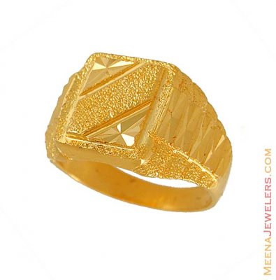 22Kt Gold Mens Ring ( Mens Gold Ring )